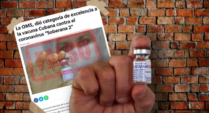 OMS dio categoría de excelencia a la vacuna cubana contra Covid