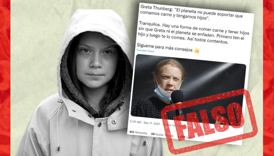 Greta Thunberg dijo que el planeta no puede aguantar que tengamos hijos
