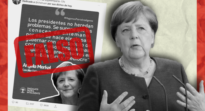 falsa la frase atribuida a Merkel