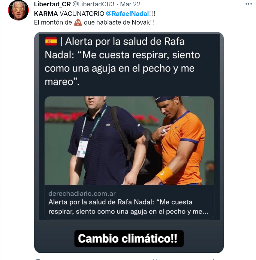 lesión de Rafael Nadal