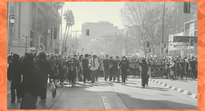 Marcha de estudiantes Santiago
