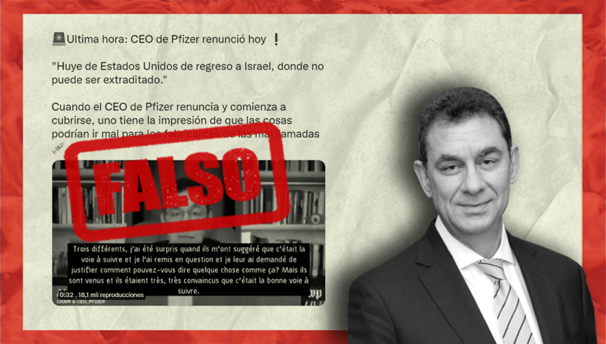 Falso_CEO de Pfizer renunció