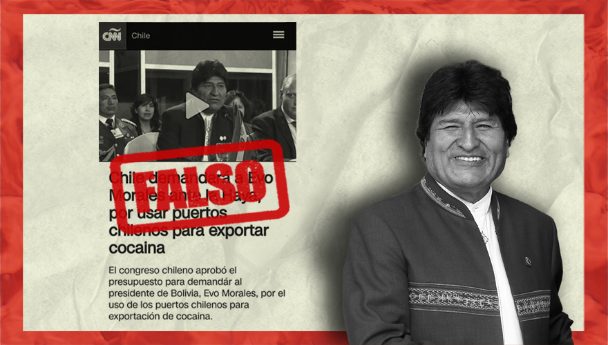 Falso_Chile demandó a Evo Morales