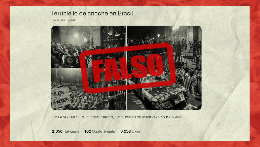 Falso_fotos asalto a los poderes del estado en Brasil