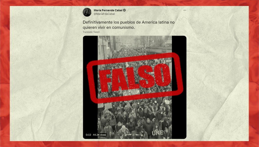 Falso_protesta anticomunista en América Latina