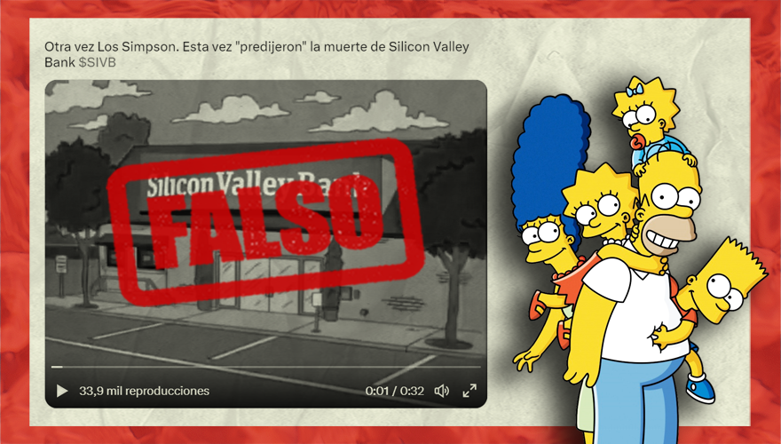 Falso_Los Simpson predijeron quiebra del Silicon Valley Bank