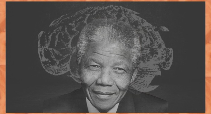 Rostro de Nelson Mandela